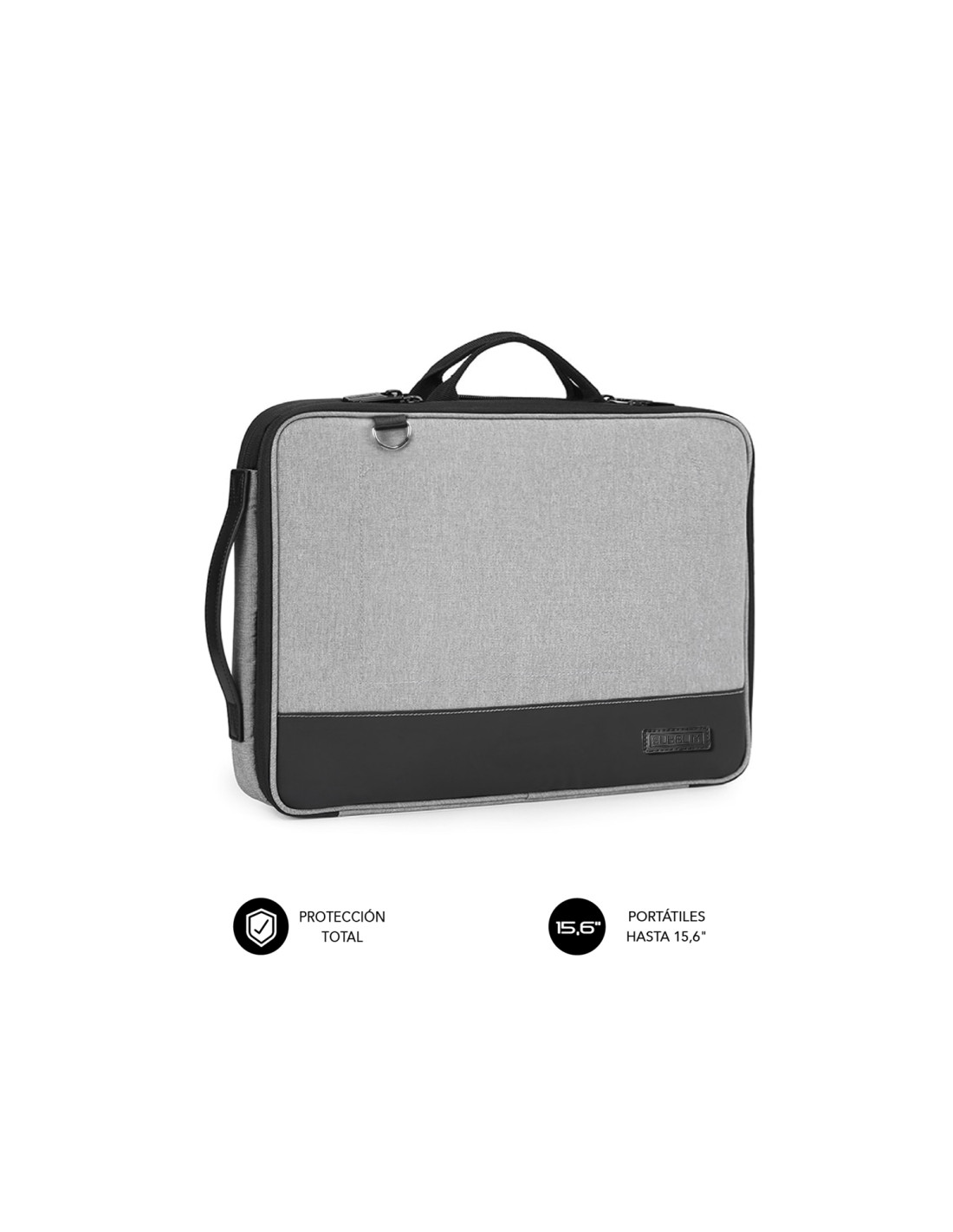 Maletin subblim advance laptop sleeve para portatiles hasta 14p gris SUB-LS-2AS0001
