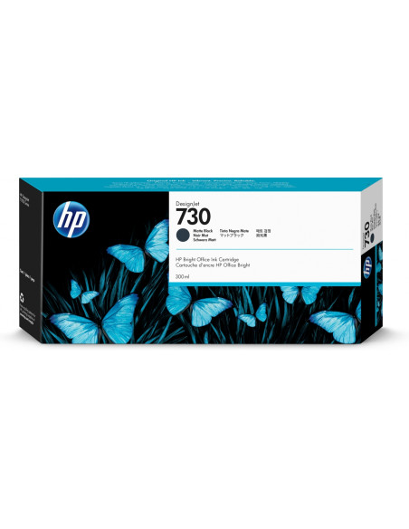 HP Cartucho de tinta DesignJet 730 negro mate de 300 ml