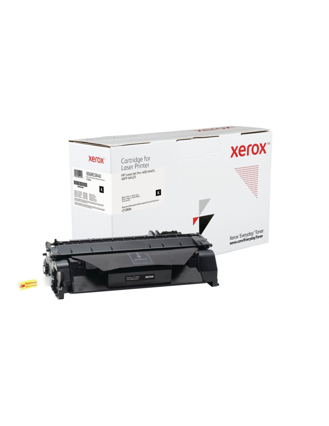 Toner xerox negro everyday compatible hp CF280A 2700 paginas 006R03840