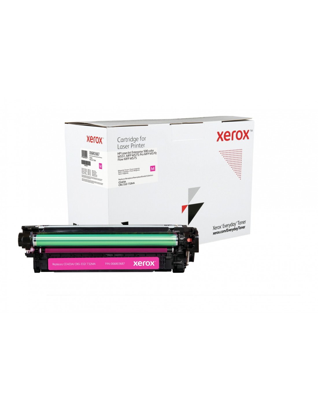 Toner xerox magenta everyday compatible hp CE403A 6000 paginas 006R03687