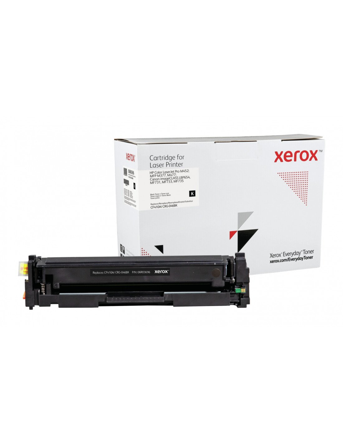 Toner xerox negro everyday compatible hp CF410A CRG-046BK 2300 paginas 006R03696