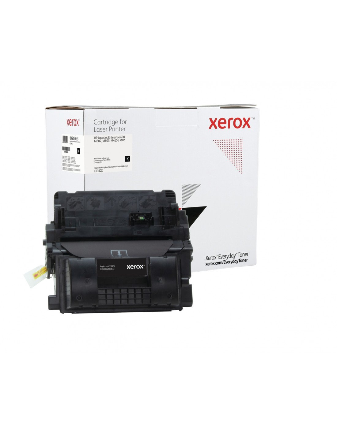 Toner xerox negro everyday compatible hp CE390X 24000 paginas 006R03633