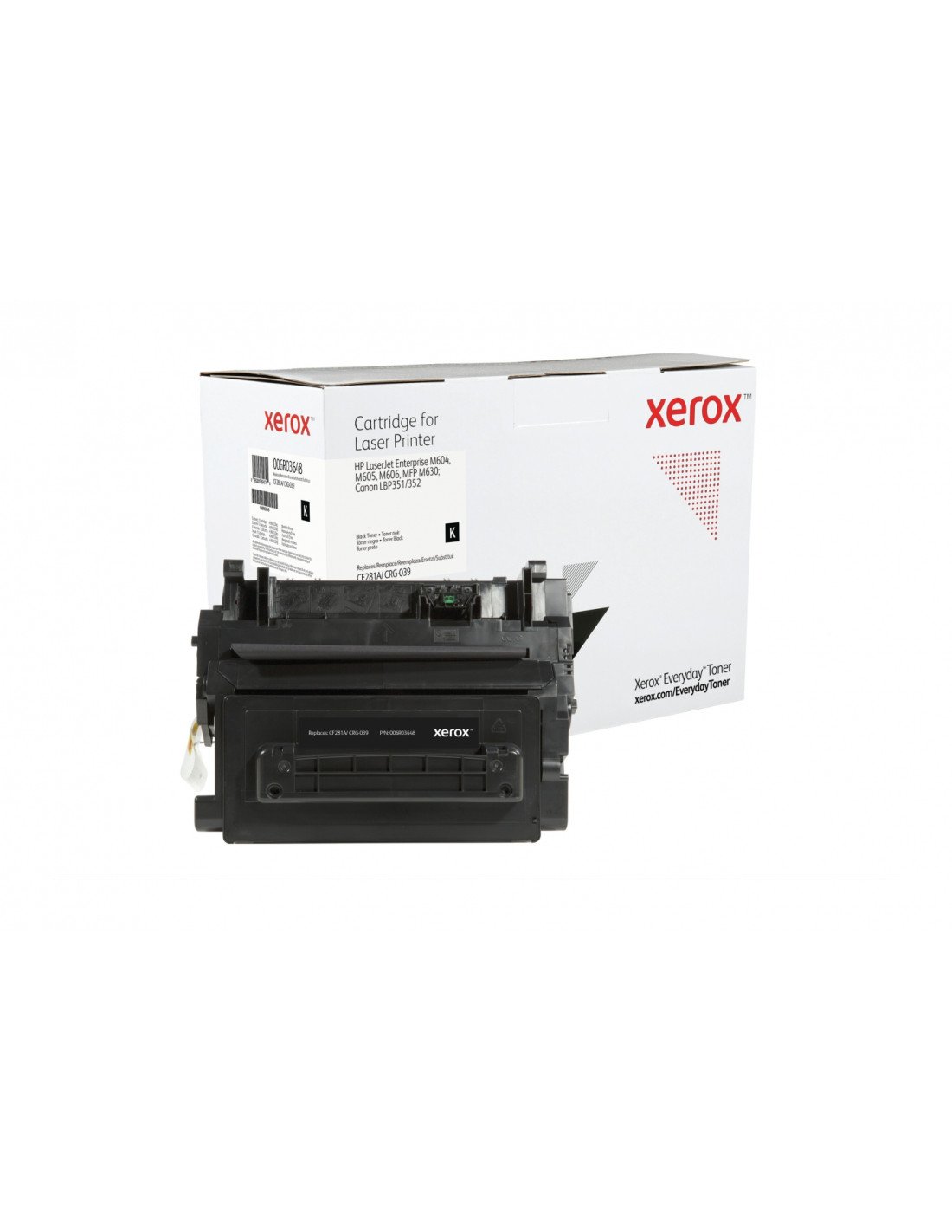 Toner xerox negro everyday compatible hp CF281A CRG-039 10500 paginas 006R03648