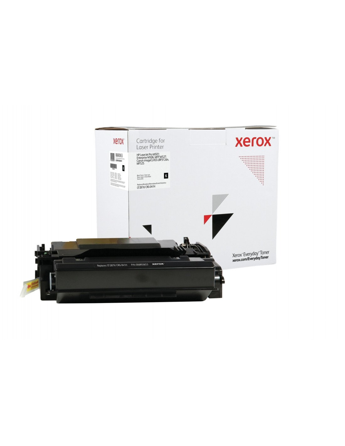 Toner xerox negro everyday compatible hp CF287X  CRG-041H 18000 paginas 006R03653