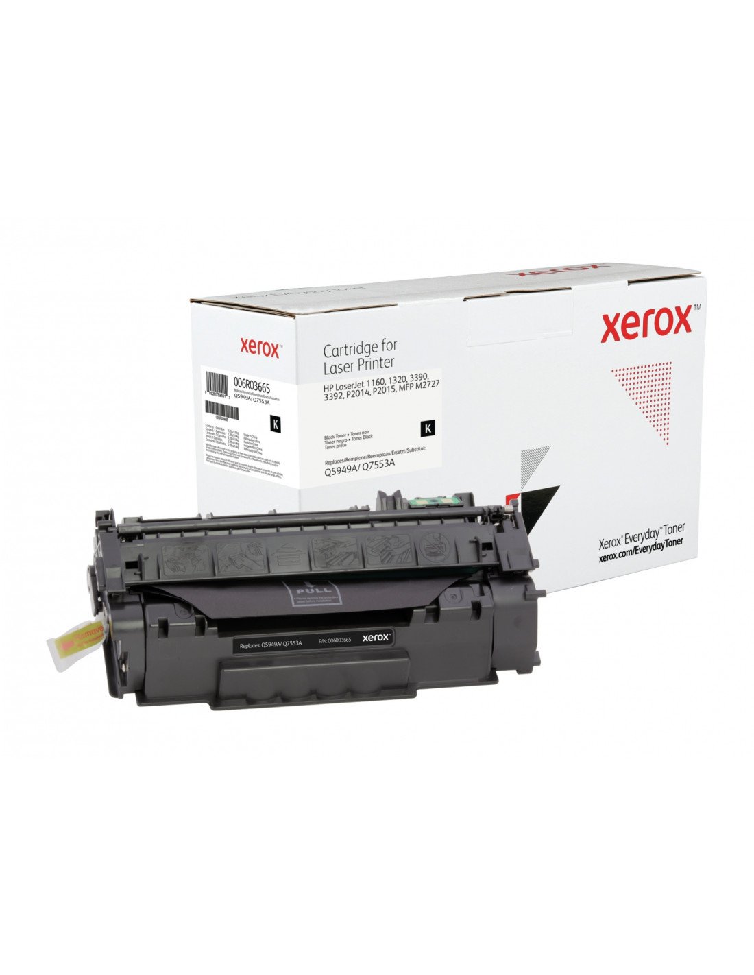 Toner xerox everyday compatible hp Q5949A Q7553A 3000 paginas negro 006R03665