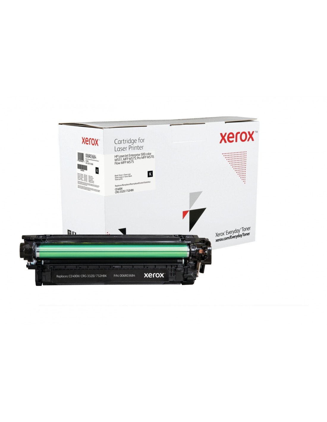 Toner xerox negro everyday HP CE400X equivalente de 11000 paginas 006R03684