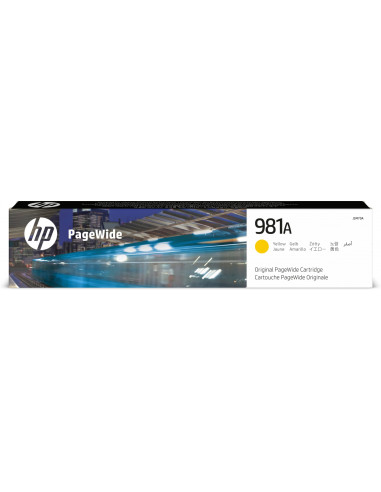 HP Cartucho original PageWide 981A amarillo