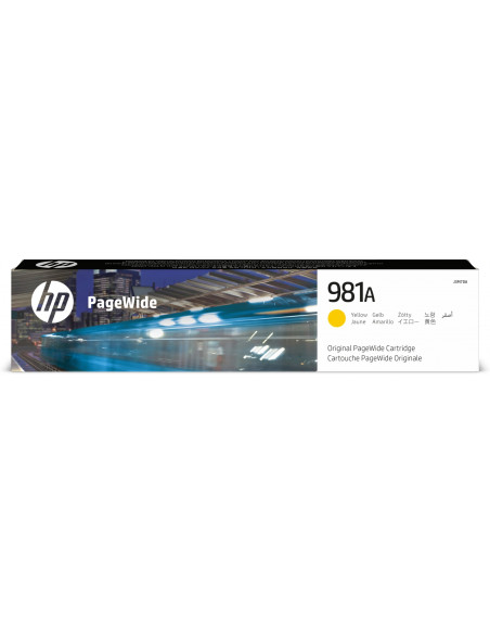 HP Cartucho original PageWide 981A amarillo