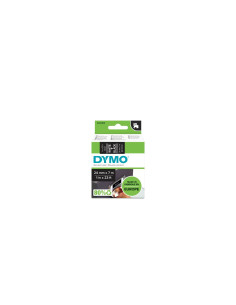 DYMO D1 - Etiquetas estándar - Blanco sobre negro - 24mm x 7m 2