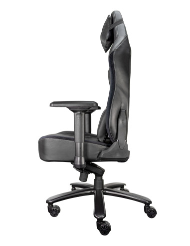 TALIUS MAMUT Silla Gaming Asiento acolchado Negro, Gris