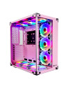 TALIUS CAJA ATX GAMING CRONOS ORCHID RGB CRISTAL TEMPLADO USB 3.0