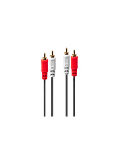 Lindy 35660 cable de audio 1 m 2 x RCA Rojo, Blanco