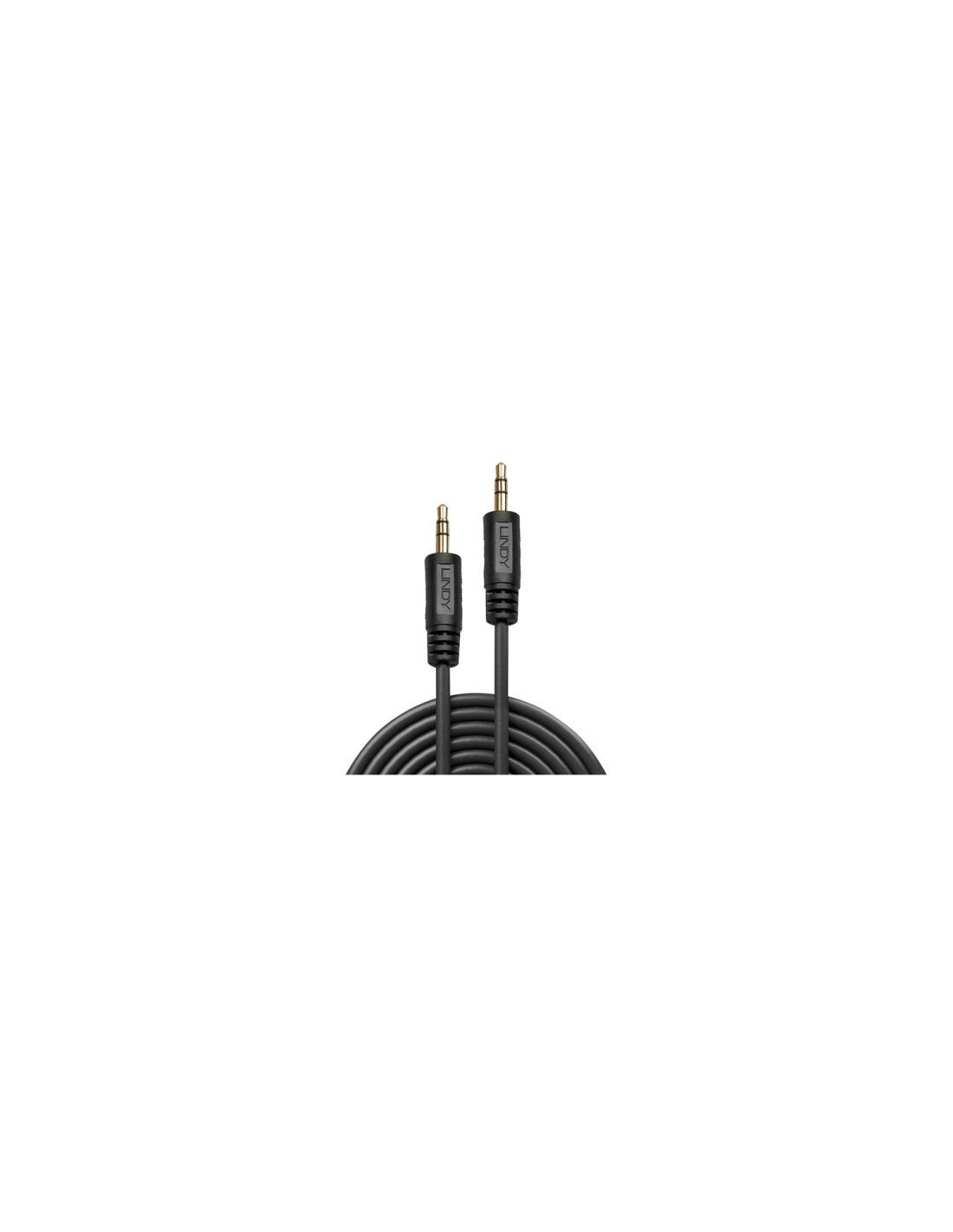 Lindy 35641 cable de audio 1 m 3,5mm Negro