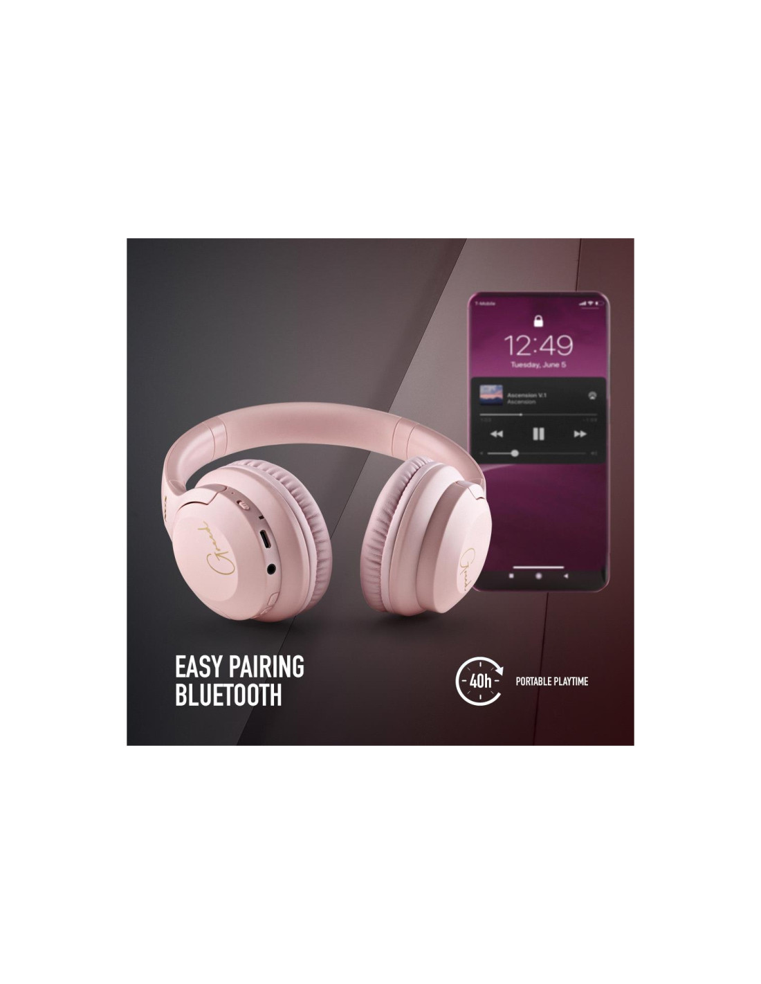 NGS ARTICA GREED Pink Auriculares