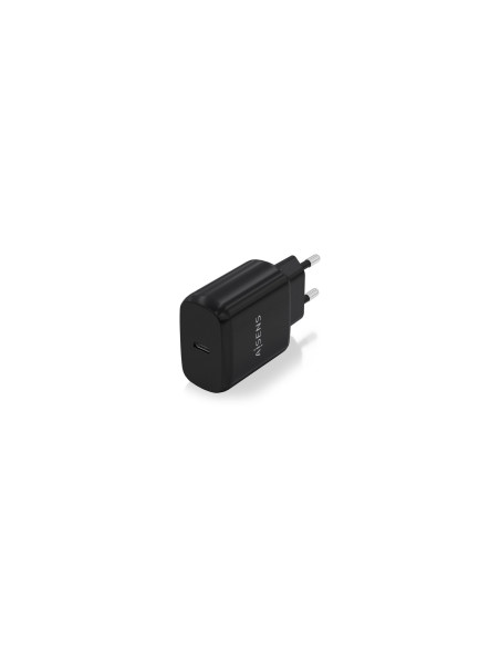 AISENS Cargador USB-C PD3.0 1 Puerto 1xUSB-C 25W, Negro