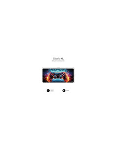SUBBLIM GameCore XL Alfombrilla de ratón para juegos Negro, Multicolor 2