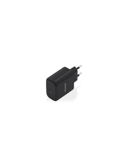 AISENS Cargador GaN 45W, 1xUSB-C PD3.0, Negro