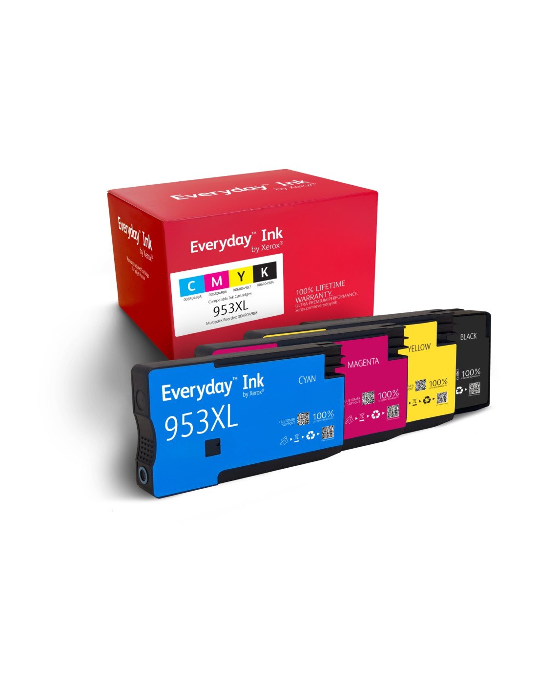 Tinta Everyday??? Multipack de Xerox compatible con HP HP953XL (HP953XL MULTIPACK), Capacidad alta