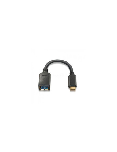 CABLEAISENS  OTG USB(A)H A USB TIPO C M 3.1 NEGRO A107-0062
