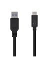 AISENS Cable USB 3.1 Gen 2 10 Gbps 3 A, Tipo C/M-A/M, Negro, 1.5m