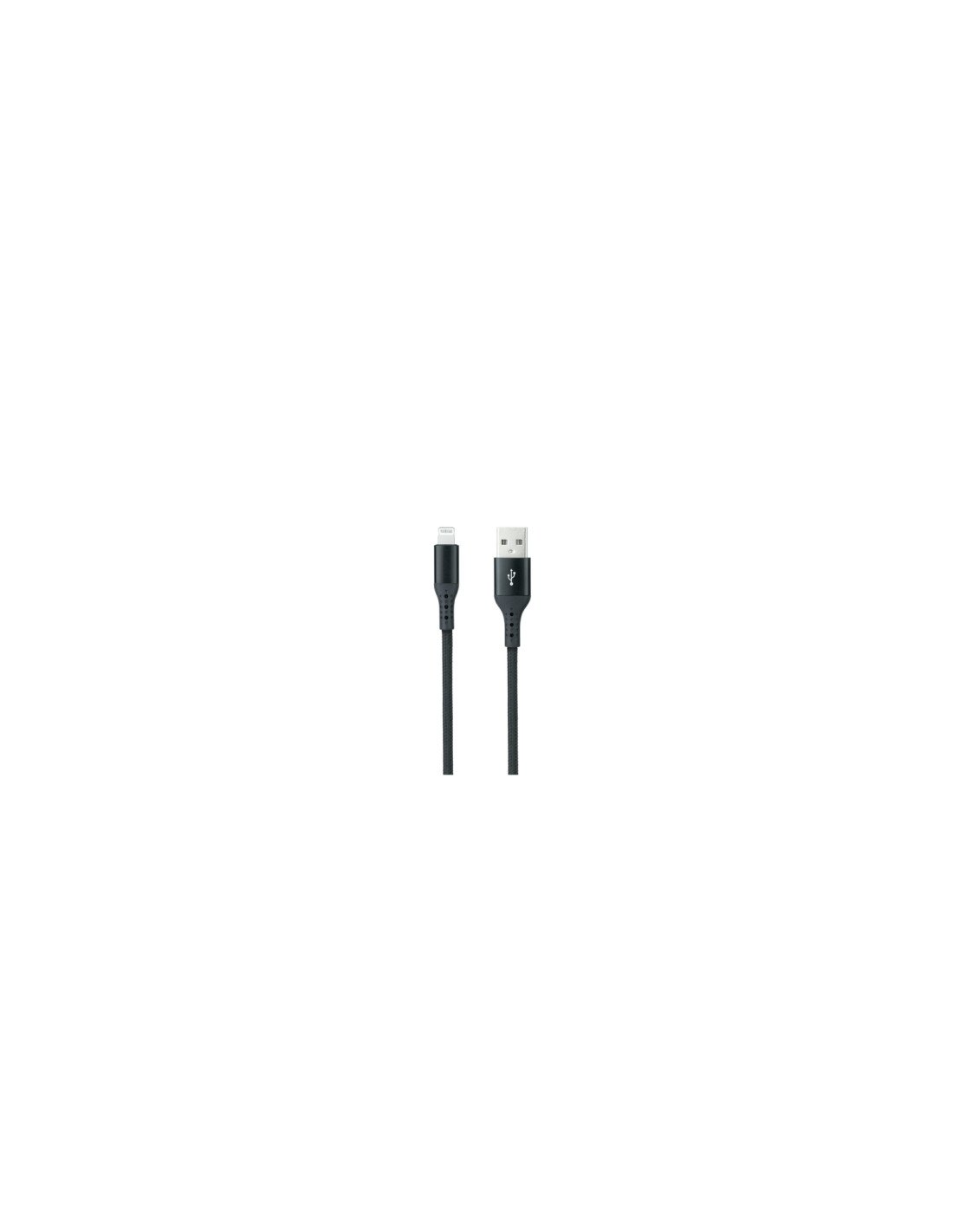 Nanocable Cable Lightning a USB 2.0, Lightning/M -USB A/M, Negro, 1 m