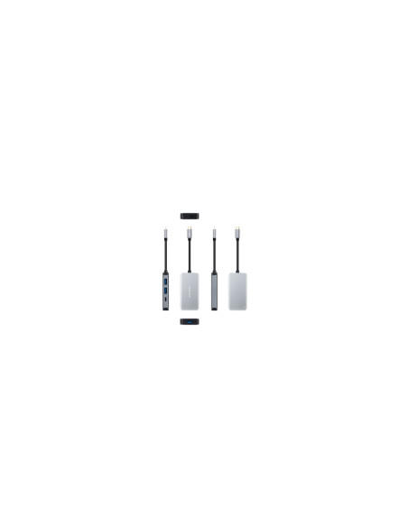 Nanocable HUB USB-C 5 en 1, Conversor 3.2 GEN1 5G a 3 x USB-A 3.0 +
