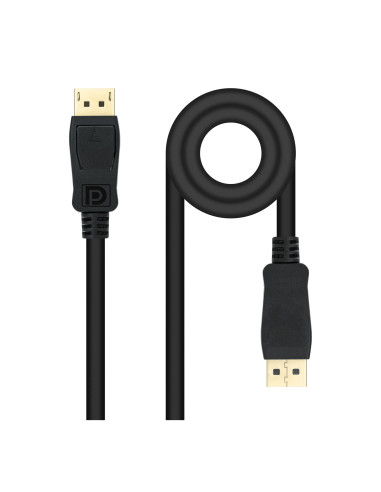 Nanocable Cable DisplayPort 1.4, DP/M - DP/M, Negro, 0.5 m