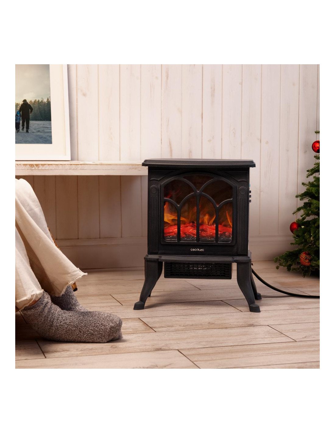 Chimenea el?ctrica ReadyWarm 1500 Flames