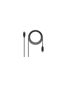 Nanocable USB 2.0, 1m cable USB USB C 0,48 Gbit/s Negro