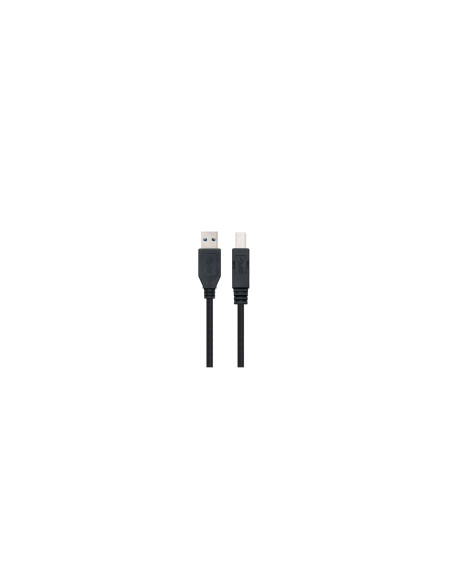 Nanocable 10.01.0802-BK cable USB 2 m USB 3.2 Gen 1 (3.1 Gen 1) USB A USB B Negro