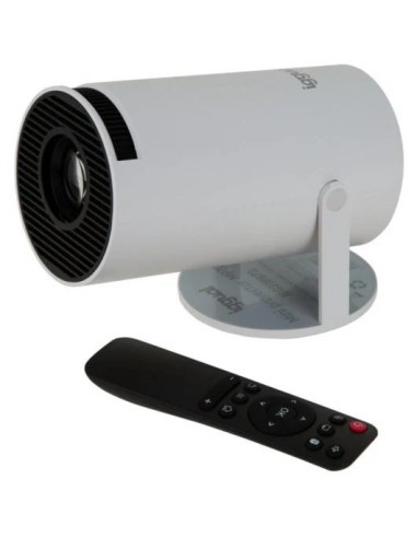 PROYECTOR IGGUAL  ANDROID TV, HDMI, WIFI Y BLUETOOTH CON LONA INCLUIDA HASTA 100"