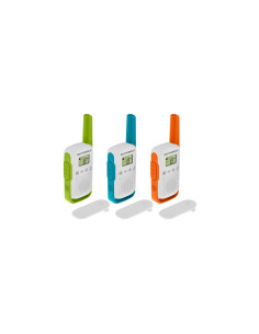 Motorola T42 two-way radios 16 canales Azul, Verde, Naranja, Blanco