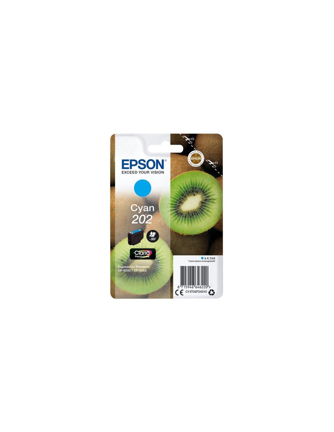 CARTUCHO EPSON 202 CIAN C13T02F24010