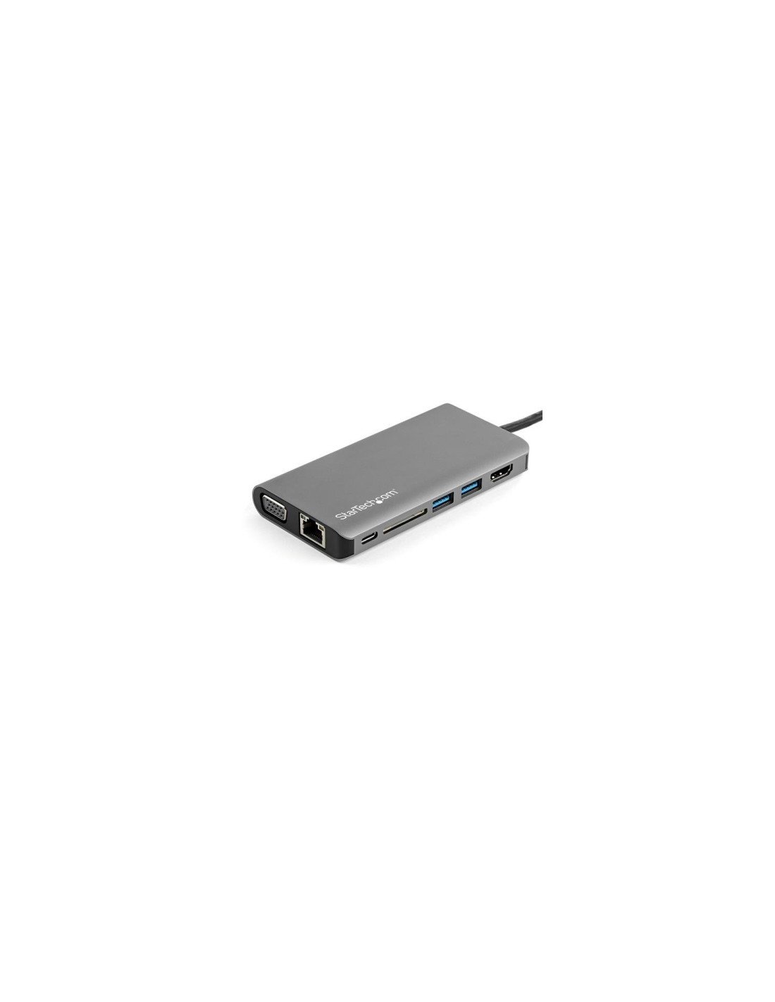 StarTech.com DKT30CHVAUSP base para portátil y replicador de puertos Alámbrico USB 3.2 Gen 1 (3.1 Gen 1) Type-C Negro, Gris