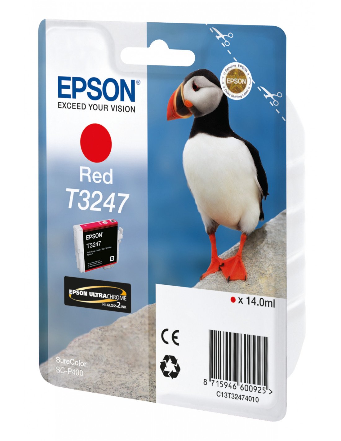 CARTUCHO EPSON C13T32474010 ROJO T3247