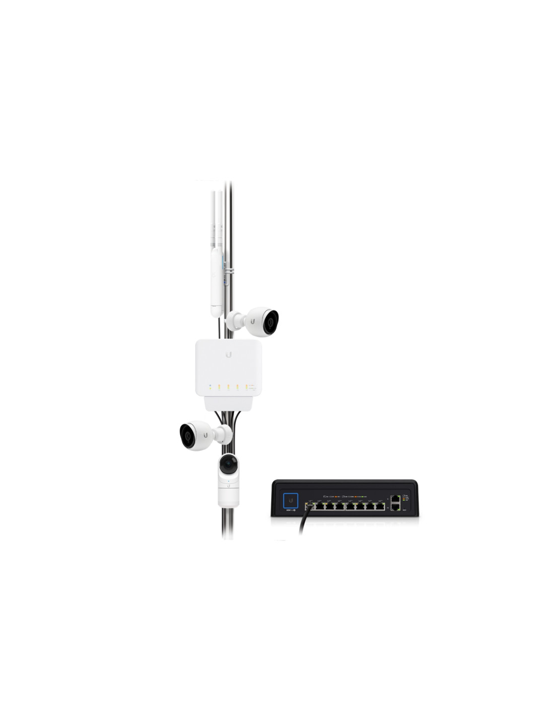 Ubiquiti Networks UniFi USW???FLEX Gestionado L2 Gigabit Ethernet (10/100/1000) Energͭa sobre Ethernet (PoE) Blanco