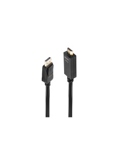 Lindy 36920 adaptador de cable de vÍ­deo 0,5 m DisplayPort HDMI tipo A (Estándar) Negro
