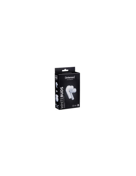 Intenso White Buds T302A Auriculares Dentro de oÍ­do Llamadas/Música/Deporte/Uso diario Blanco