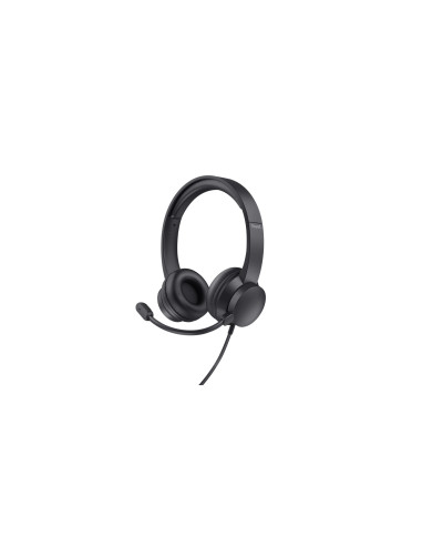 Trust Ayda Auriculares Alámbrico Diadema Llamadas/Música Negro