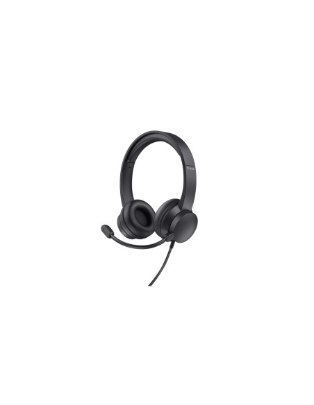 Trust Ayda Auriculares Alámbrico Diadema Llamadas/Música Negro