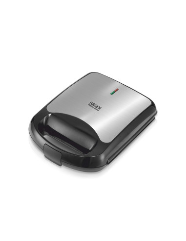 Haeger SM-15G.009A sandwichera 1500 W Negro, Acero
