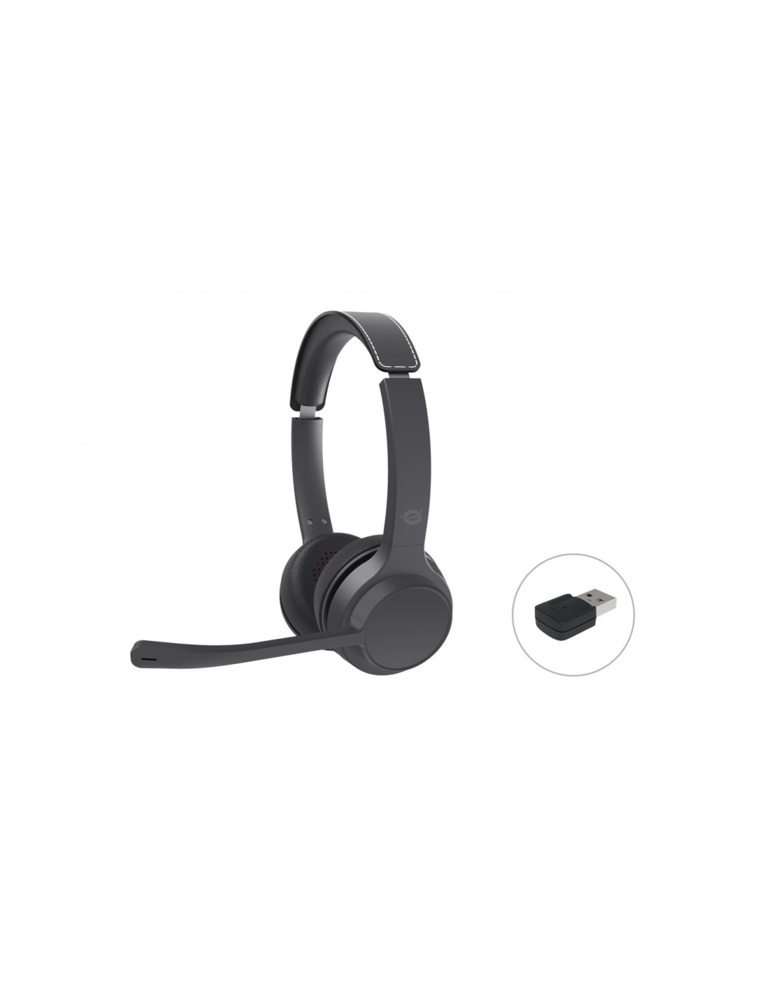 Conceptronic POLONA04BA auricular y casco Auriculares Inalámbrico y alámbrico Diadema Llamadas/Música USB Tipo C Bluetooth Negro