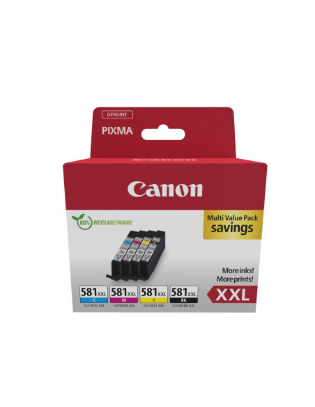 Canon 1998C007 cartucho de tinta 4 pieza(s) Original Negro, Cian,