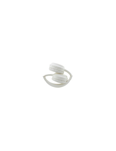 CoolBox AIR-40 Auriculares Inalámbrico y alámbrico Diadema Llamadas/Música USB Tipo C Bluetooth Beige