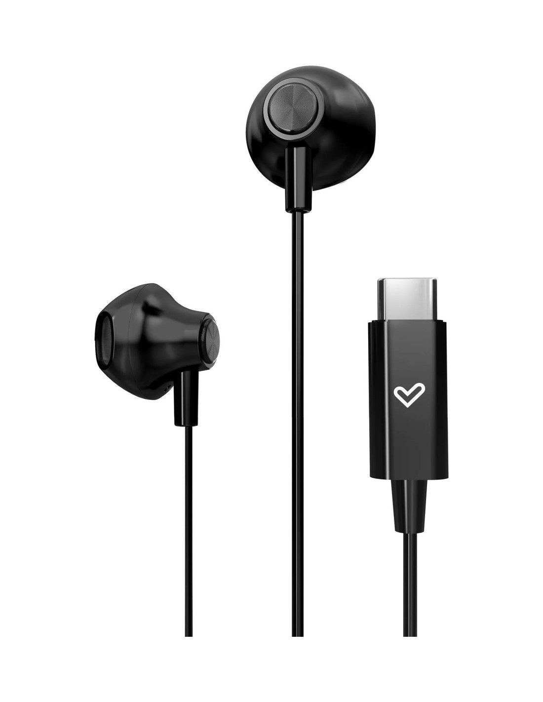 Energy Sistem EasyPods Auriculares Alámbrico Dentro de oído Llamadas/Música USB Tipo C Negro