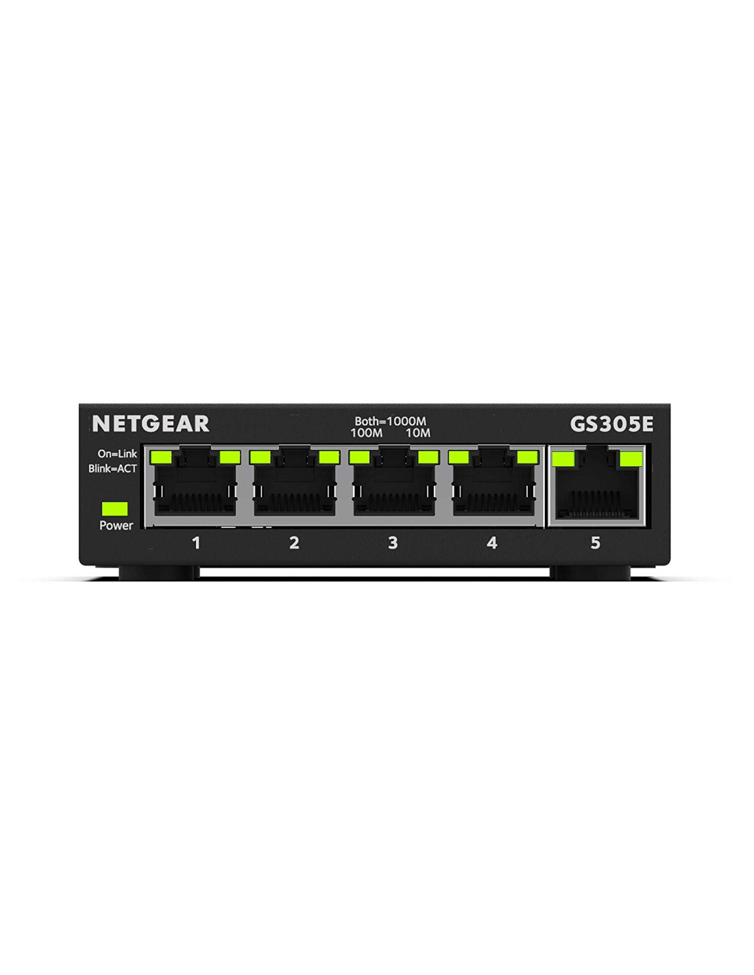SWITCH NETGEAR PLUS 5 PTOS 10/100/1000 GS305E-100PES