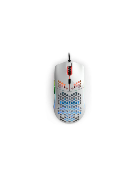 Glorious PC Gaming Race Model O Ratón Gaming 12000 DPI Blanco Brillante