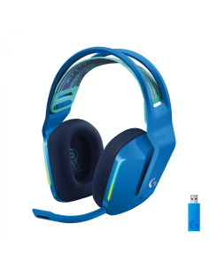 Logitech G G733 LIGHTSPEED Wireless RGB Gaming Headset Auriculares Inal?mbrico Diadema Juego Azul