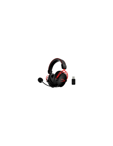 HyperX Cloud Alpha - Auriculares inalámbricos gaming (negro y rojo)
