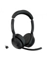 Jabra Evolve2 55 Auriculares Inalámbrico Diadema Oficina/Centro de llamadas Bluetooth Base de carga Negro